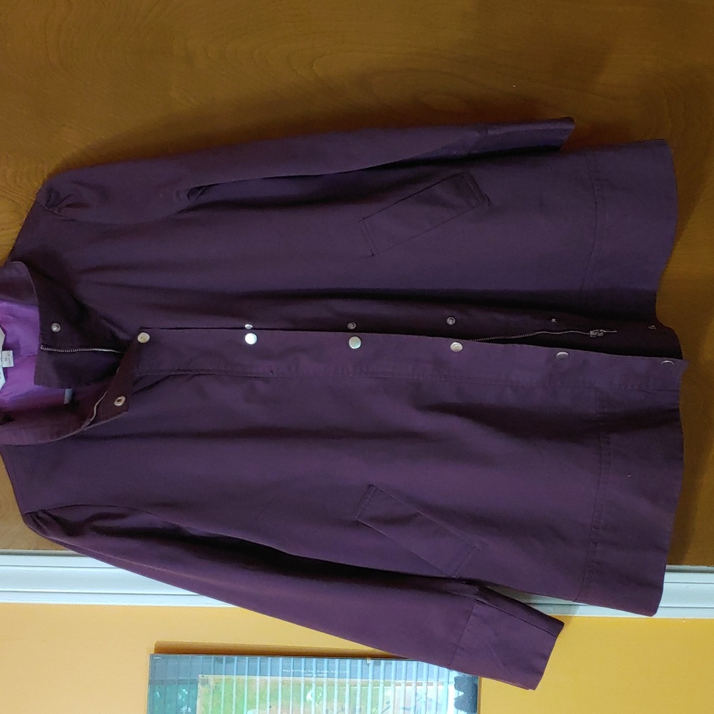 Trench coat, medium by Lilac Bloom in aubergine